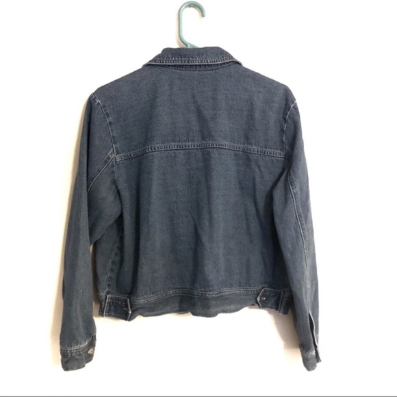 Vintage Floral Embroidered Denim Jean Jacket - Picture 8 of 8